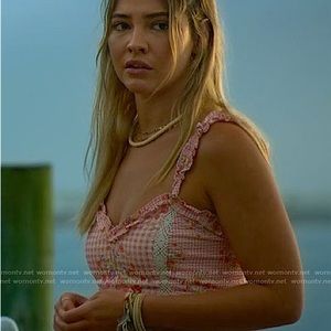 (DO NOT PURCHASE) ISO The Mireya Bralette in Berry Picnic by LoveShackFancy.